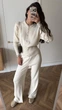 Жіноча кофта молочна однотонна на гудзиках Oversize (406082) - зображення 3