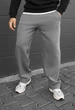 Спортивные штаны мужские Staff серые на флисе классические Staff kl gray fleece S (406267) - изображение 1