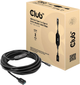 Кабель Club 3D USB-A - USB-C 3.2 Gen 1/3.1 Gen 1 10 м Black (CAC-1538) - зображення 2