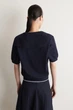 Джемпер із коміром матроса COS Sailor Collar Knitted Top Синій M (1346376002) - изображение 4