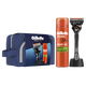 Подарунковий набір: станок для гоління Gillette ProGlide, Гель для гоління Gillette Fusion5 200 мл, Підставка, Косметичка - изображение 1