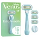 Станок для гоління жіночий (бритва) Gillette Venus Extra Smooth з 4 змінними картриджами + гачок для бритви - изображение 2