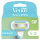 Змінні картриджі для гоління (леза) жіночі Gillette Venus Extra Smooth, 4 шт - изображение 1