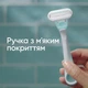 Одноразові станки для гоління (бритви) жіночі Gillette Venus Smooth Sensitive, 3 шт - изображение 5