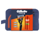 Подарунковий набір: станок для гоління Gillette Fusion5 з 4 картриджами, Гель для гоління Gillette Fusion5 200 мл + Косметичка - изображение 2