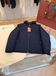 Loro Piana Bomber — мужская синяя пуховая куртка с капюшоном 3XL - изображение 5