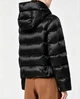 Max Mara – женский пуховик с капюшоном черного цвета, М - изображение 5