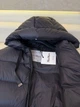Max Mara – женский пуховик с капюшоном черного цвета, 2XL - изображение 13
