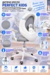 Кресло вращающееся детское с подставкой для ног PERFECT KIDS ASTRONAUT GRAY Perfect Home Серый - изображение 11