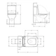 Унитаз-компакт Qtap Crow безободковый с сиденьем Soft-close QT05222170W - изображение 2