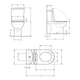 Унитаз напольный Qtap Robin Ultra Quiet безободковый с сиденьем Soft-Close MATT BLACK QT13226083AMB - изображение 2