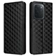 Чехол Deexe Rhombus Book для Xiaomi Poco C95 Pro - Black - изображение 1