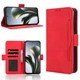 Чохол-книжка з кишеньками Deexe Wallet Stand для Xiaomi Poco C95 Pro - Red - зображення 8