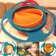 Дитяча тарілка-непроливайка Universal Gyro Bowl, 360° обертання, безпечна для дитини, легко миється - изображение 7