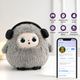 Іграшка з ШІ BOBO сірий 25 см, плюш, голосове керування, Wi-Fi - изображение 3