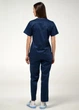 Женский медицинский костюм STUGA MEDICAL «София» синий (77002017700202) 4XL - изображение 7