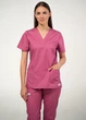 Женская медицинская рубашка STUGA MEDICAL рожева (7700601) L - изображение 4
