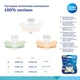 Пустышка силиконовая симметричная 100% силикон 6-12 мес , Canpol babies 24/002_whi - изображение 4