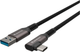 Кабель Genesis USB-A - USB-C 3.2 Gen 2 PD VR 60W 3 м Black (NVC-2219) - зображення 1