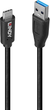 Kabel Lindy USB-A - USB-C 3.2 Gen 2/3.1 Gen 2 15W 1.5 m Black (4002888369725) - obraz 2