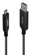 Кабель Lindy USB-A-USB-C 3.2 Gen 1 /3.1 Gen 1 25 м Black (4002888433969) - зображення 2