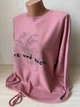 Джемпер женский Kiss Me кашемир с рукавом 3/4 на кулиске размер 2XL-3XL(52-56) розовый - изображение 4