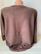 Джемпер женский Kiss Me кашемир с рукавом 3/4 на кулиске размер 3XL-4XL(54-58) коричневый - изображение 3