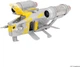Космічний Корабель 20 см з Мандалорцем та Грогу Star Wars Micro Galaxy Squadron Razor Crest Jazwares J0567 - зображення 2