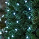 Гирлянда Конский хвост Мишура 1200 LED 20 нитей 2 м с пультом 8 режимов от сети зеленый провод Белый - изображение 5