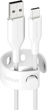Kabel Panzer Glass Empower by Racing USB-A - USB-C 3.0 60W 1.2 m White (EM30290) - obraz 1