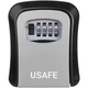 Антивандальный мини-сейф для ключей uSafe KS-03 с кодовым замком настенный Серый - изображение 2