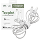 Kabel Panzer Glass Empower by Racing USB-C - Lightning 2.0 60W 1.2 m White (EM41725) - obraz 4