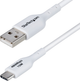 Kabel Startech USB-A - USB-C 2.0 15W 2 m Black (USB2AC2MNC) - obraz 1