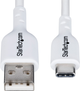 Kabel Startech USB-A - USB-C 2.0 15W 2 m Black (USB2AC2MNC) - obraz 2