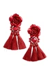Сережки H&M червоний SKOIN289 ONE SIZE - изображение 1