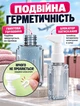 Дорожній набір флаконів для подорожей ємності для косметики шампуню гелю крему та рідин багаторазові дорожні пляшечки з дозатором контейнери для ручної поклажі рожевий - зображення 4