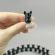 Набор миниатюрных летучих мышей, 20 шт., черный PLA-пластик, 21×15×11 мм - изображение 6