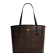 Сумка женская Coach City Tote Bag In Signature Canvas Im/Walnut/Black - изображение 1