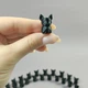 Набор миниатюрных летучих мышей, 20 шт., черный PLA-пластик, 21×15×11 мм - изображение 5