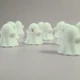 Набор миниатюрных призраков, 20 шт., белый PLA-пластик, 15×13×13 мм - изображение 4