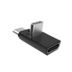 Адаптер-переходник угловой GT24 PG USB Type-C (папа) — USB Type-C (мама) 90° для смартфонов, ПК, микрофонов - изображение 1