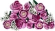 Конструктор цветы 3д букет розовых роз Flower Bouquet 789 детали цветочная композиция из мини-блоков 3d для взрослых и детей - изображение 2