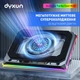 Охлаждающая подставка для ноутбука DYXON Ice Coorel 24 Game Super Turbo Cool RGB Black - изображение 6