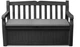 Лавка-скриня Keter Eden Garden Bench 265 л для зберігання графіт 250076 - зображення 6