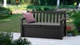 Лавка-скриня Keter Eden Garden Bench 265 л для зберігання графіт 250076 - зображення 7