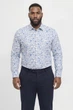 Сорочка з візерунком Barnes Dobby Jack&Jones блакитна 4XL (400153-light-blue-13613) - изображение 1