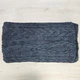 Плед микрофибра 200*230 см серо-синего цвета Косы 1050 - изображение 2