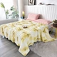 Плед микрофибра 200*230 см желтый пятнистый COLORFUL HOME 1012 №4 - изображение 1