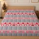 Простынь без резинки Бязь Christmas Comfort 110*160 см Красный/Серый - изображение 1