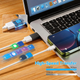 Набор адаптеров 4 в 1 (Type-C / USB, microUSB / Type-C), комплект OTG переходников для зарядки гаджетов и передачи данных, коннекторы для телефонов - изображение 7